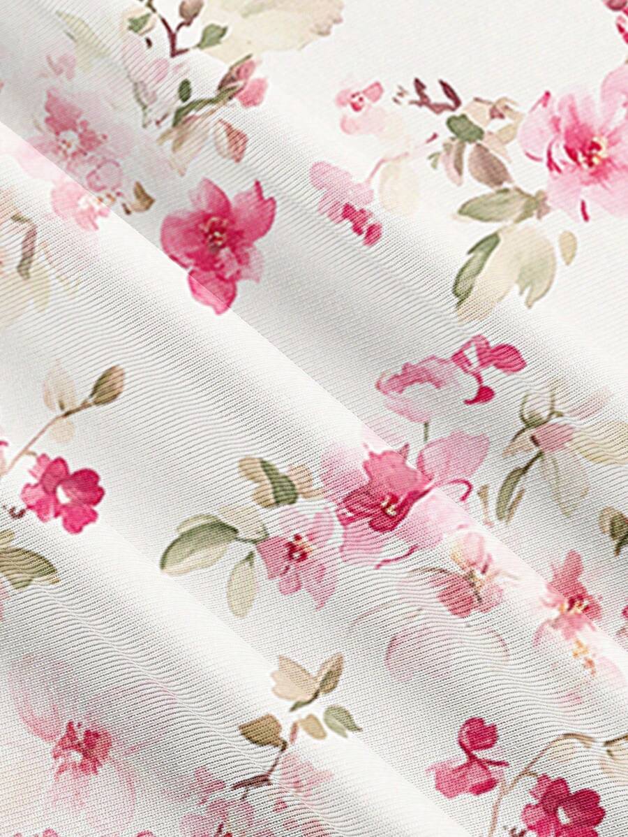 Elegant Solid Color Flared Cami Dress