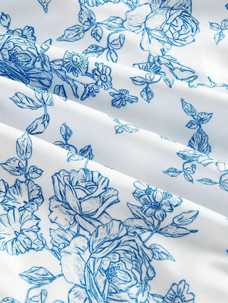 Elegant Solid Color Flared Cami Dress