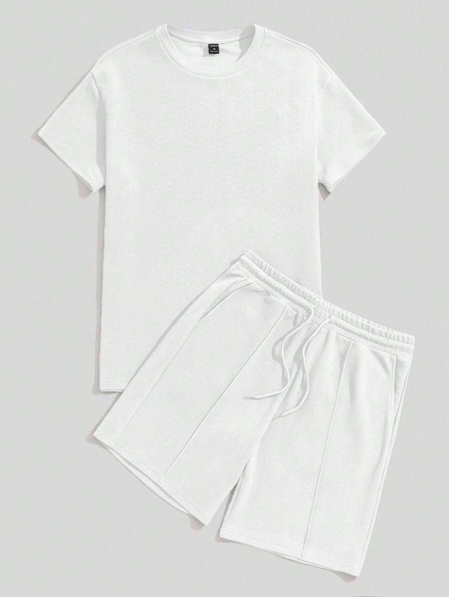 Men's Summer Outfit – Cropped T-shirt & Jogging Suit