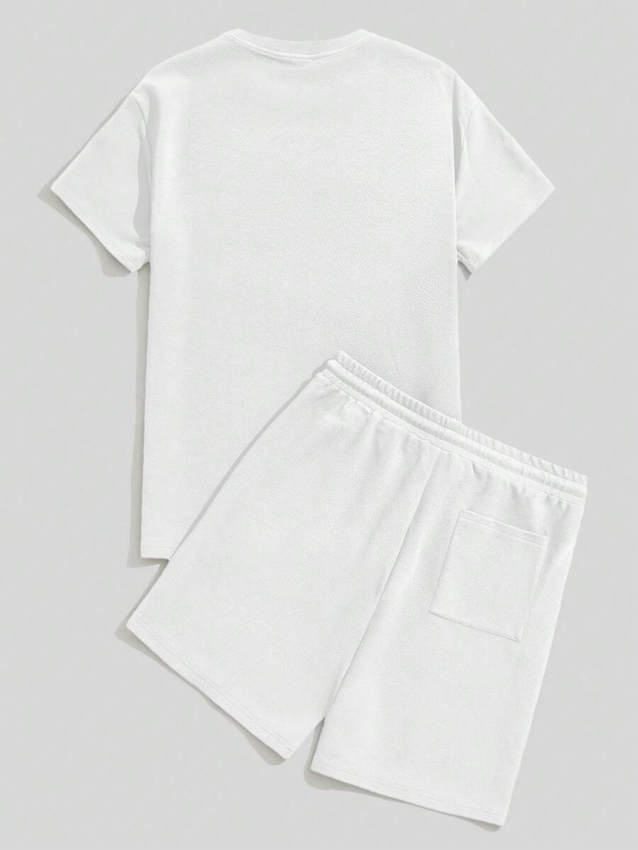 Men's Summer Outfit – Cropped T-shirt & Jogging Suit