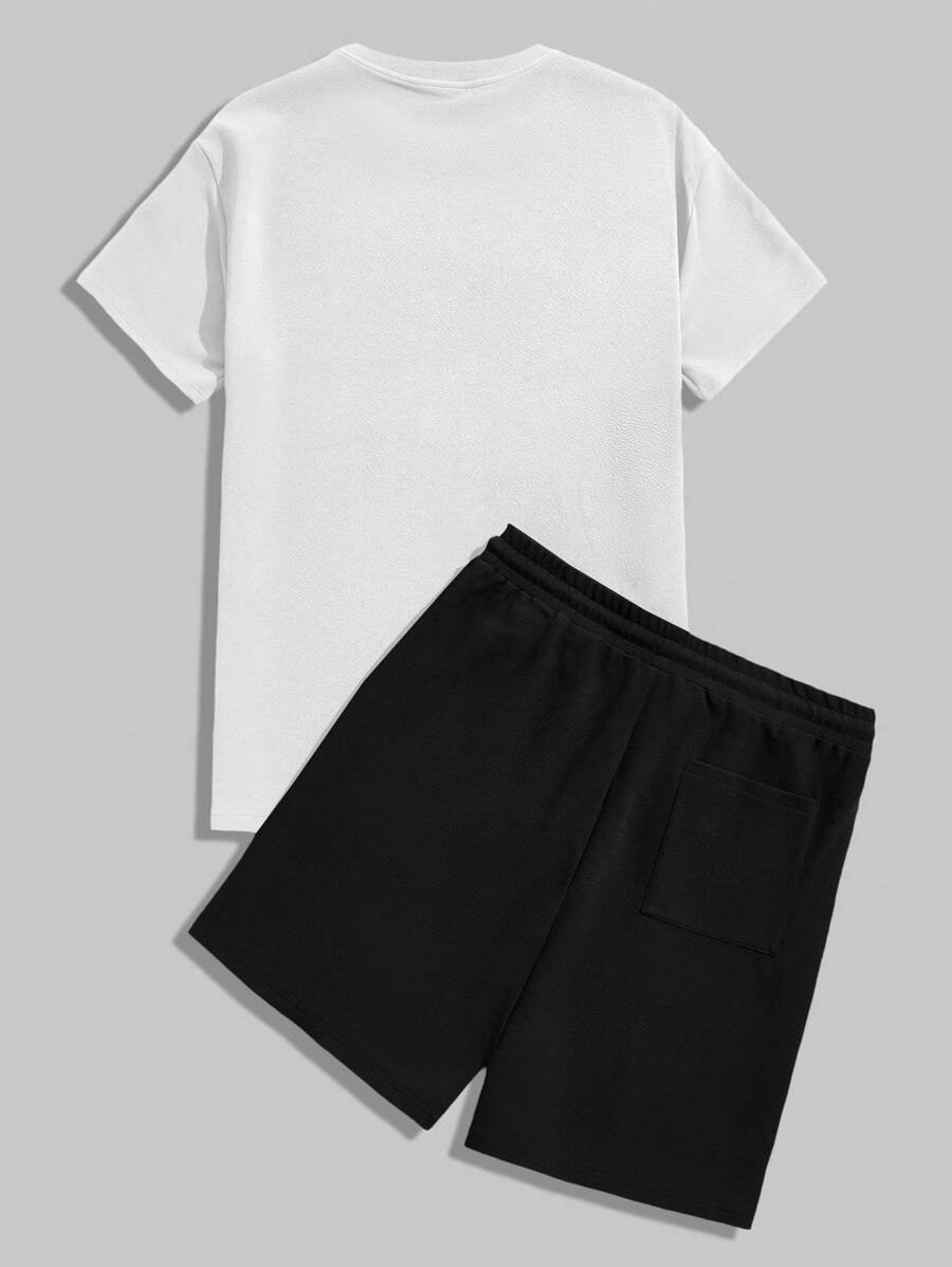 Men's Summer Outfit – Cropped T-shirt & Jogging Suit