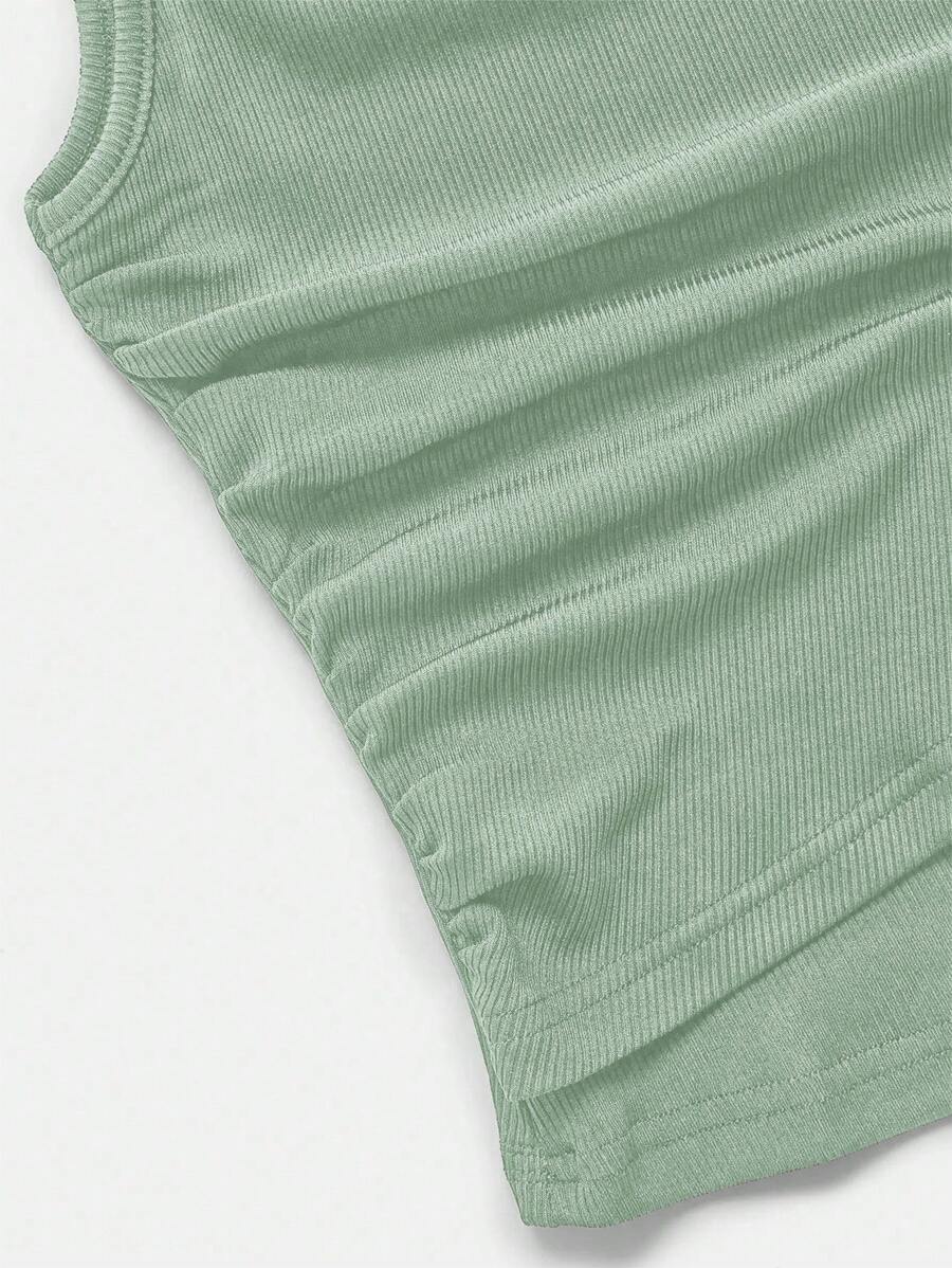 Casual Outfit – Button-Down Tank Top and Pants