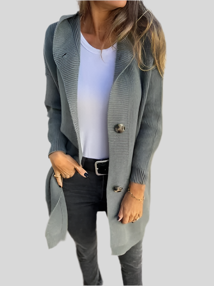 Elegant Women's Cardigan – Soft Knit & Refined Look