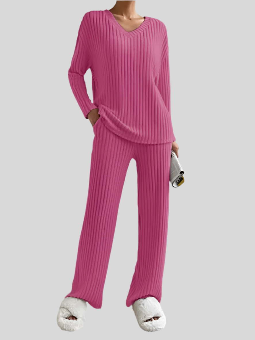 Women's 2-Piece Set – Sweater and Wide Leg Pants