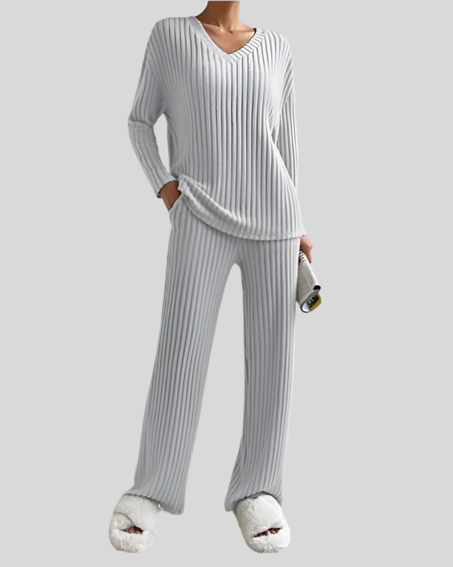 Women's 2-Piece Set – Sweater and Wide Leg Pants