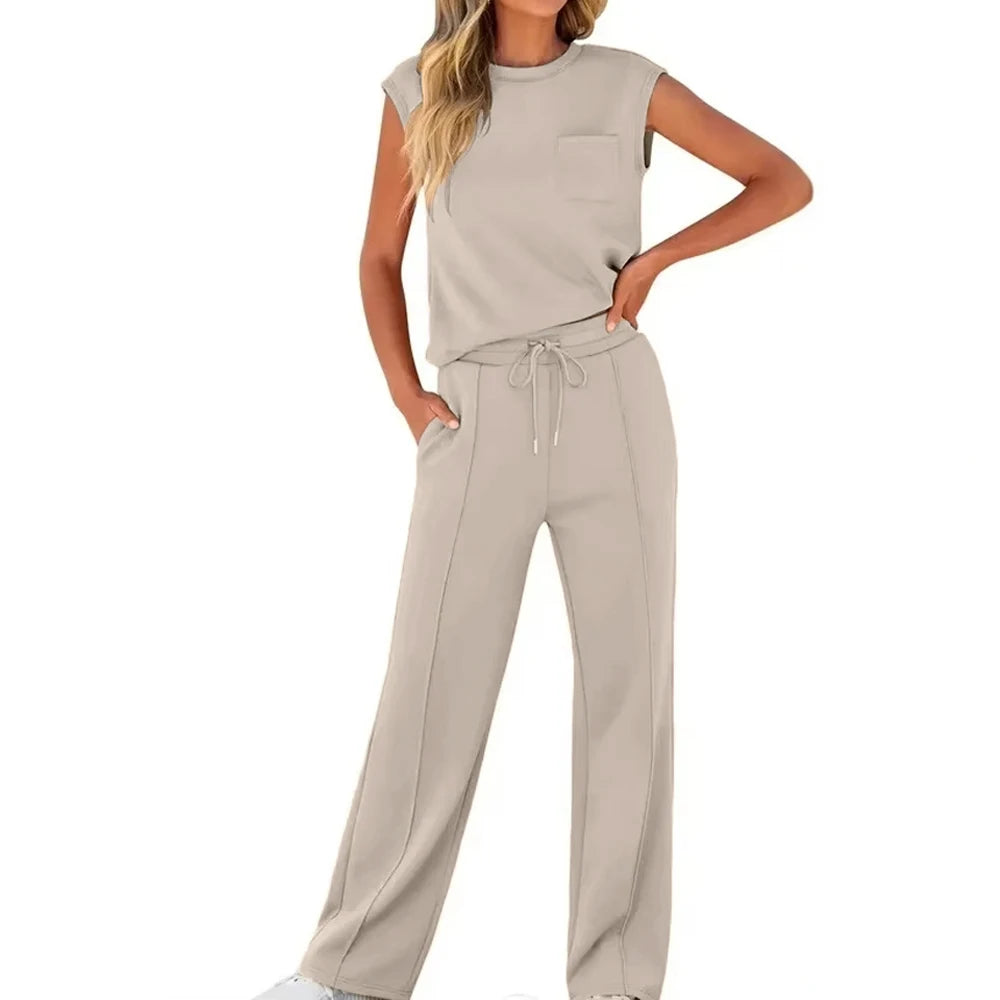 Women's Comfort Trousers – Drawstring, Long & Casual
