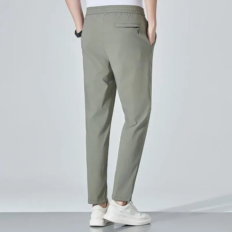 Men's Autumn Trousers in Fine Silk – Quick Drying and Ultra Breathable