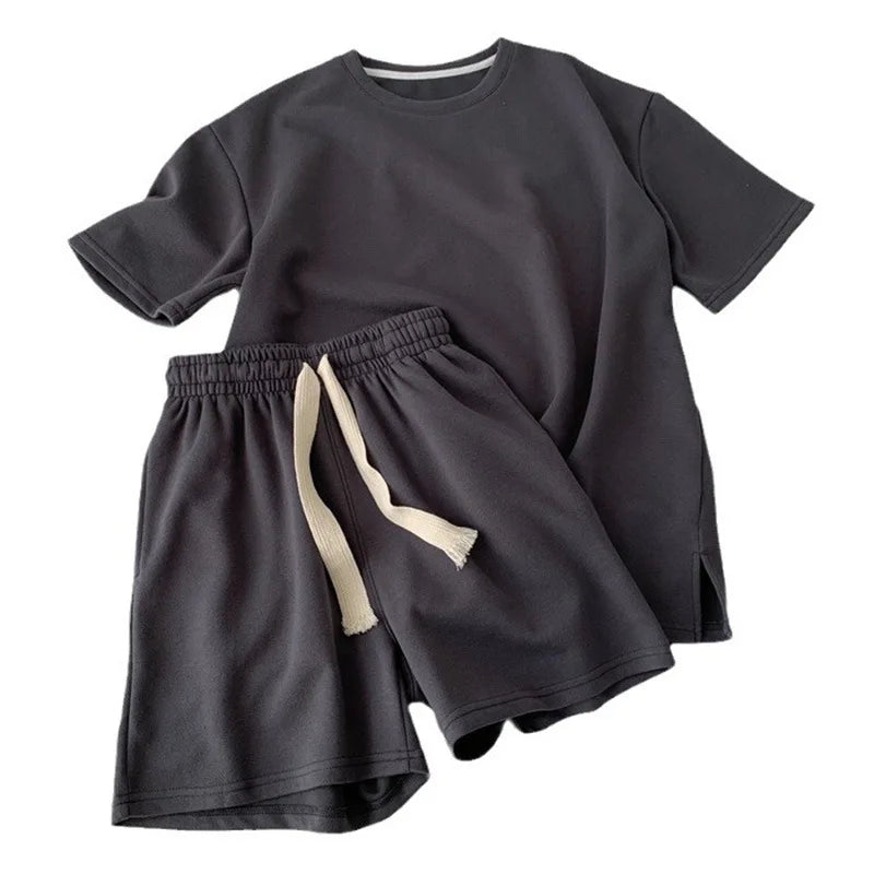 Ensemble Été Femme – T-shirt Col Rond &amp; Short