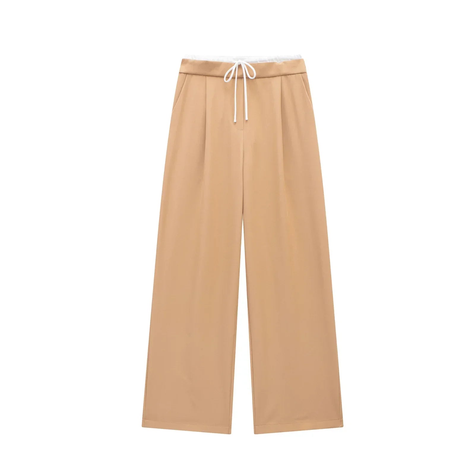 Vintage Women's Trousers – Metal Buttons & High Waist
