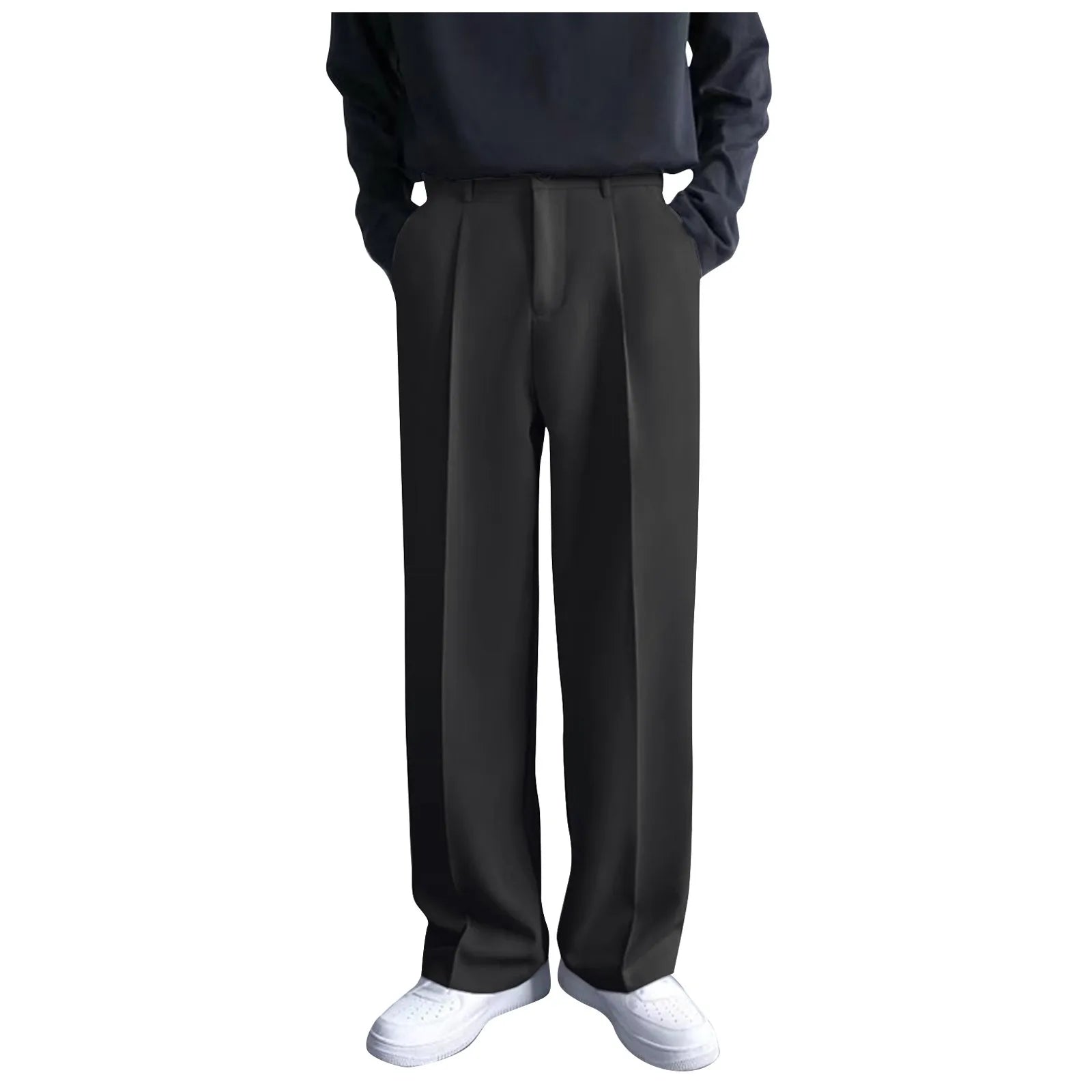 Men's Classic Trousers – Straight Cut & Casual Chic Style