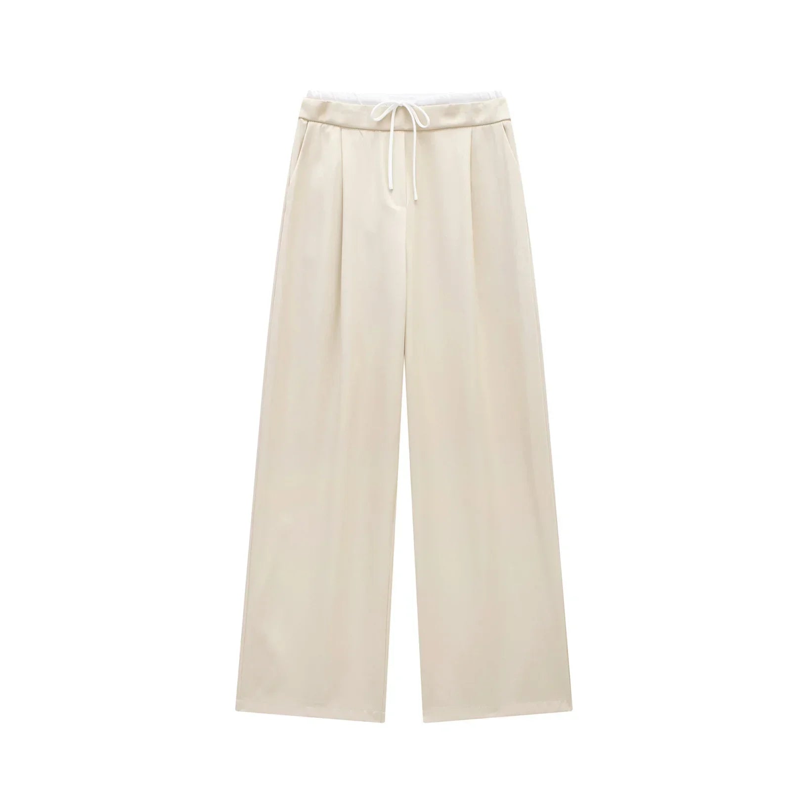 Vintage Women's Trousers – Metal Buttons & High Waist