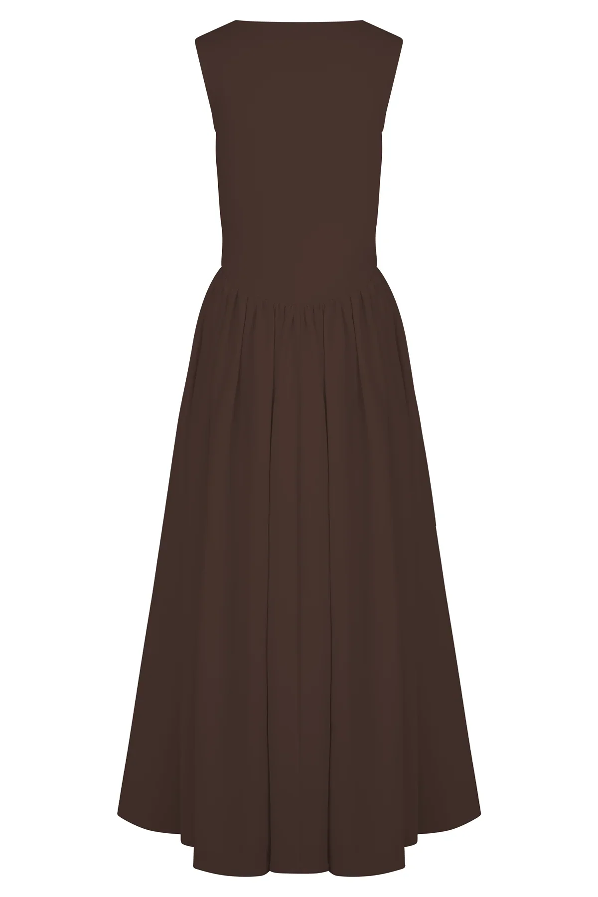 Midi Dress – Elegant Cocoa Brown